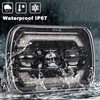 5x7 7x6 Headlights H6054 Headlights with Yellow Turn Signal White