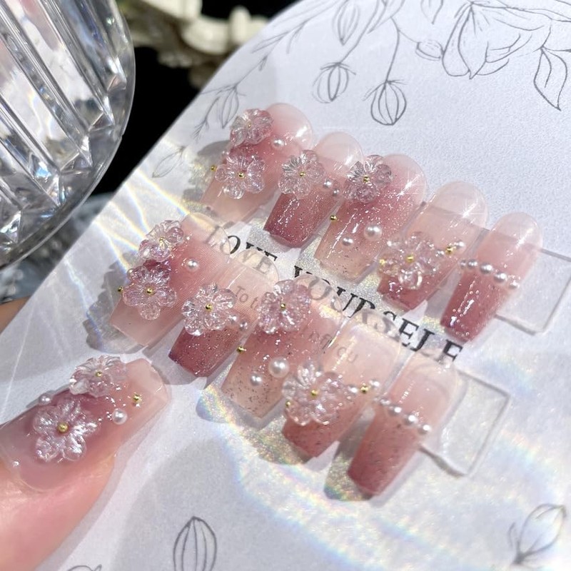 XUZOO Nail Tip, 3D False Nail, Cute, Stylish, Popular, Simple,