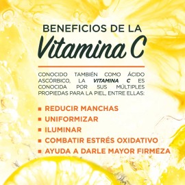 Garnier Skin Active Limpiador Facial Express Aclara Anti Manchas Vitamina C Piel Mixta 150 mL