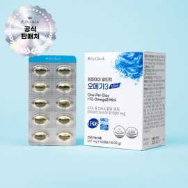 Self-produced products Dr. Check One Purday Altige Omega 3 Mini 60 capsules, 1 unit / 닥터체크 원퍼데이 알티지 오메가3 Mini 60캡슐, 1개