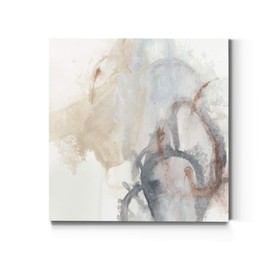 Renditions Gallery Square Canvas Wall Art: Neutral Geometric, Bright Fractal Floral, Modern Multicolor Nature & Animal Abstract Wall Art for Home & Office Supposition I - Ready to Hang (24x24)