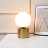 Berliget 9.3 Ins Modern Gold Globe Table Lamp, Round Bedside