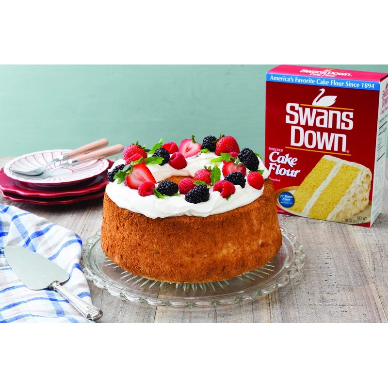 Swans Down Regular Cake Flour, 32oz Box (Pack of 8)