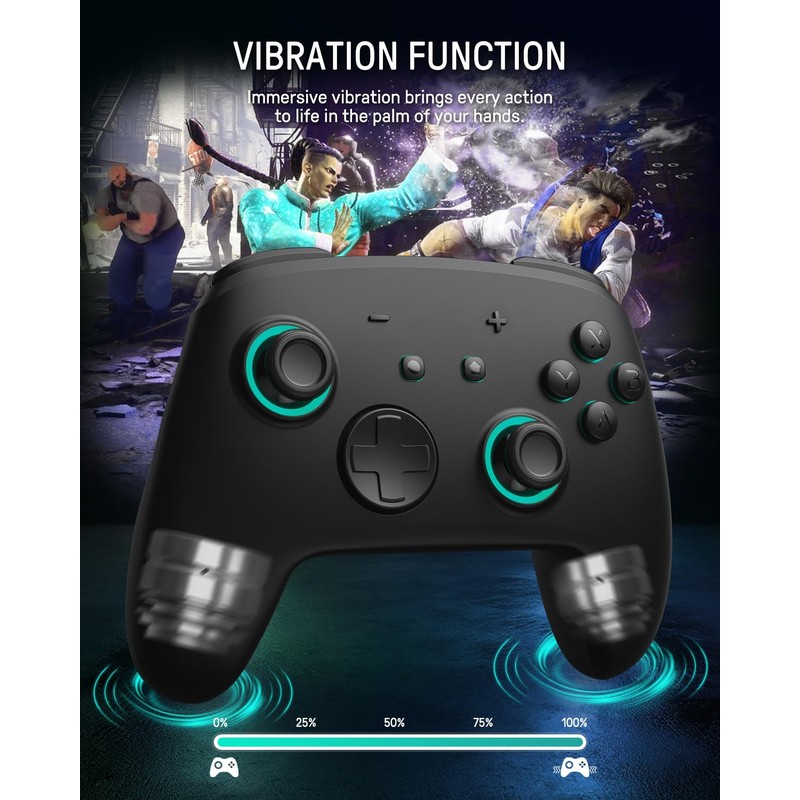 [Luminous Pattern] Switch Pro Controller Wireless Compatible with Switch Manette/OLED/Lite,