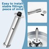 Satin Roller, M14 Thread Mandrel Adapter, for Angle Grinder, Roller