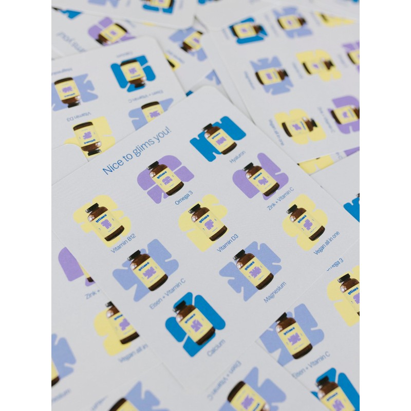 glims Vegan all in One, Calcium, Eisen, Jod, B12 &