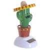 Cactus with Sombrero Hat Solar Figure Bobblehead 11cm Figure Cactus
