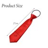 VNIDJGB Red Tie Kids,28 cm Kids Red Tie for Boy,Adjustable
