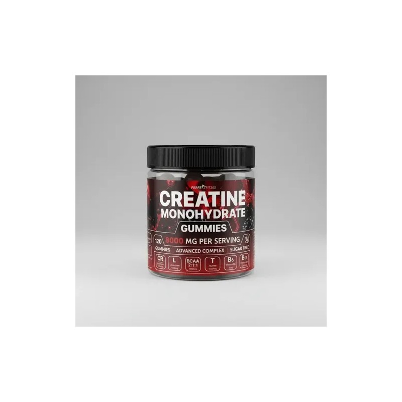 Creatina Monohidratada 8000mg En Gomitas Perfectfit365 - 120