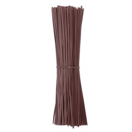 PATIKIL Plastic Twist Ties, 300 Pcs 6 Inch Reusable Cable Ties, 0.08 Inch Wide Bag Coated Ties for Household and Office Use, Brown