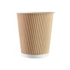 We Can Source It Ltd - 8oz Disposable Kraft Ripple