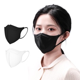 zepan 100 Masks 3D Black Masks, Individual Packaging, 3D Mask, Small Facial Effect, Non-Woven Mask, Japanese Mechanism Certified, Ear Painless, PM2.5/Pollen/Fine Particles, 99% Cut Black