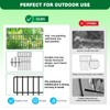 10 Pack Garden Fencing Animal Barrier, 10.8ft(L) X 17in(H) No
