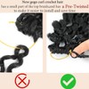 Pretwisted Gogo Curl Crochet Hair - 14 Inch, 8 Packs,