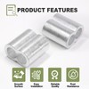 Jamiikury 4pcs M12 Aluminum Cable Crimps, Crimping Loop Sleeve Wire