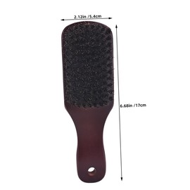Ipetboom Men Beard Brush with Handle Soft Bristles for Grooming Cleaning Convenient Handheld Mustache Beard Grooming Brush for Home Salon Use