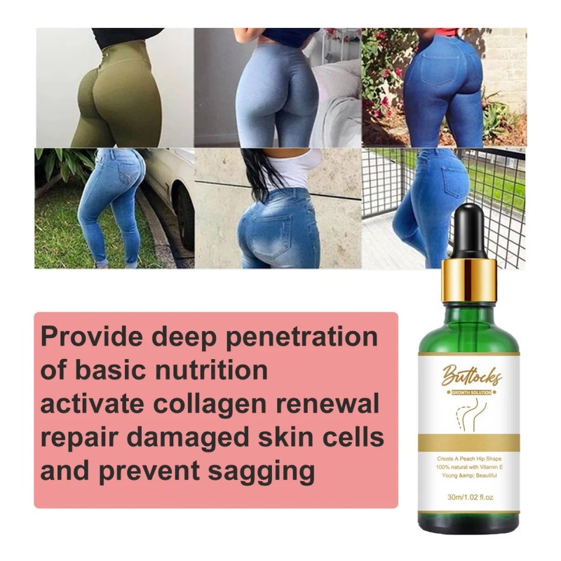 Crema De Masaje Para Realzar Glúteos En V, Cadera, Glúteos,