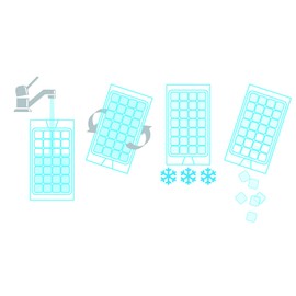 Tescoma Ice Cube Bags Presto, Assorted, 22.3 x 6 x 3.6 cm