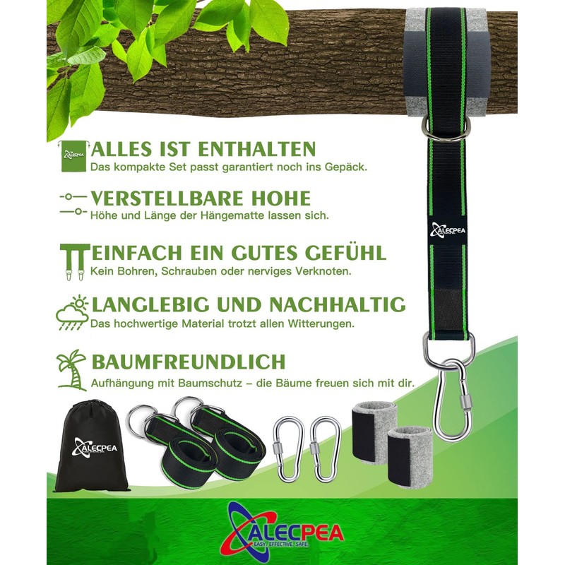 ALECPEA 900 kg Swing Attachment, Hammock Attachment All Inclusive 2