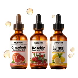 Mopoyat Aceite De For El Crecimiento Del Cabello Con 3pcs
