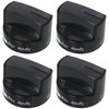 W10339442 Stove Knob, 4X Cooktop Surface Burner Control Knobs for