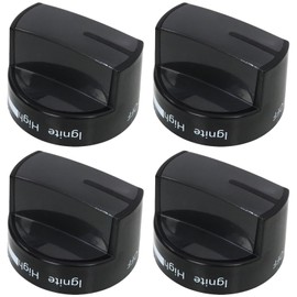 W10339442 Stove Knob, 4X Cooktop Surface Burner Control Knobs for Whirlpool WFG505M0BW2 WFG510S0AB0, WFG510S0AB1, WFG510S0AB2, WFG510S0AD0, Replaces W10339443, WPW10339443, 2311009 (2025 New)
