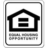 equal housing opportunity logo Aluminum Composite Outdoor Sign 8.5" x10"