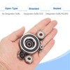 sourcing map 8pcs R6ZZ Deep Groove Ball Bearings 3/8" ID