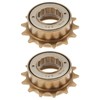 VGOL 2PCS 14T Bicycle Single Speed Flywheel Sprocket 34mm Thread