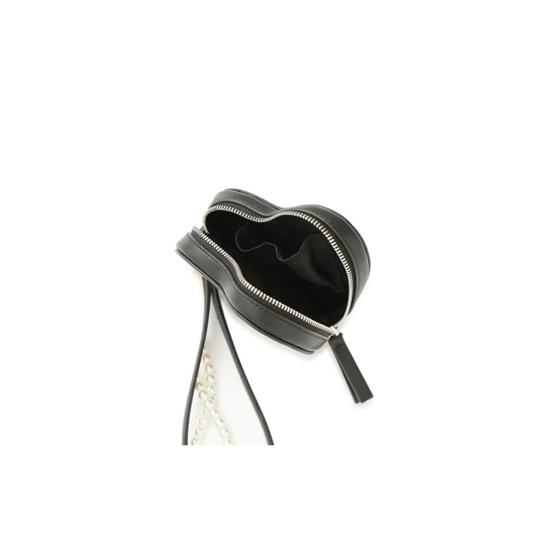 Frey ID FWGB251311 Women's Heart Strap Pouch, BLK Free Size