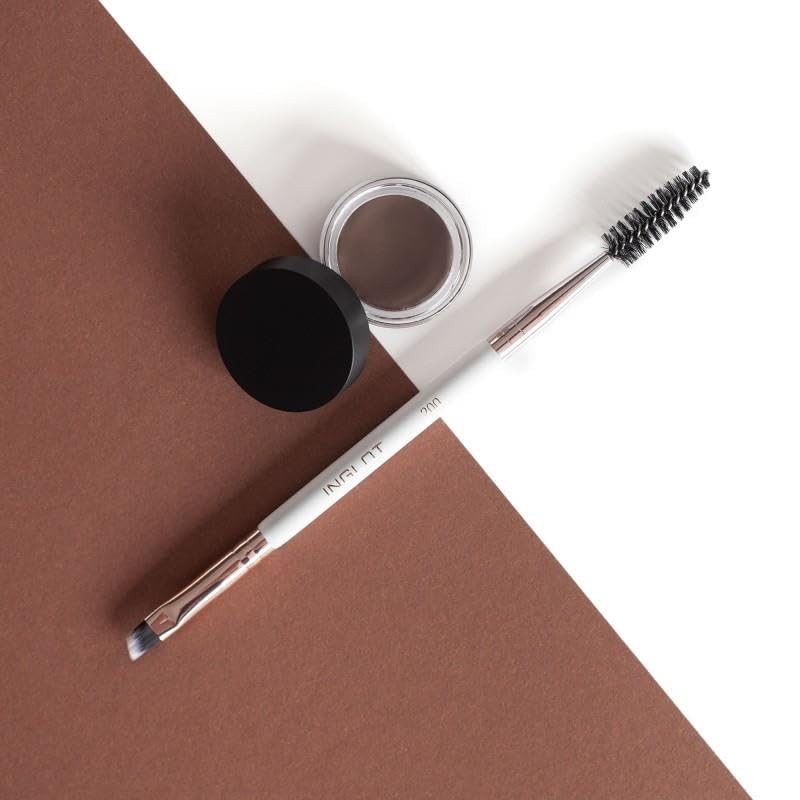 INGLOT COSMETTICO Eyebrow Set, 31T Angled Brush + Eyebrow Fixing