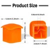 Sukh Rebar Caps - 60Pcs Orange Mushroom Safety Cover for