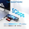SD Card Reader with Dual Connector USB C - High