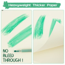 Sketch Book 8.5"x11" - Spiral Sketchbook Pack of 2, SuFly 200 Sheets (68 lb/100gsm) Acid Free Sketch Pads for Drawing for Adults Spiral-Bound with Hard Cover for Kids & Adults, 100 Sheets Each