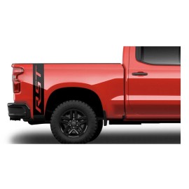 Unbranded 2019 20 21 22 Chevy Silverado 1500 RST Vertical Rear Bed Decals 2PC Set New