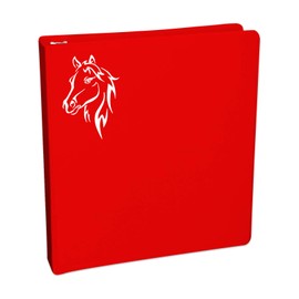 Bargain Max Decals Horse Head Outline Sticker Decal Notebook Car Laptop 5.5" (White)