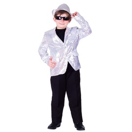 Dress Up America Sequin Jacket for Kids - Boys Sequined Party Blazer - Dance Tuxedo Costume