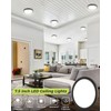 6PACK LED Flush Mount Ceiling Light, 3CCT Selectable 3000K-4000K-6500K &