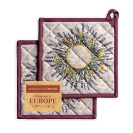 Maison d' Hermine Spring/Summer Set with Oven Gloves and Pot Holder
