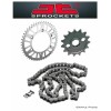 JT Sprockets and Chain Kit for Kawasaki KLX110 A1 2002