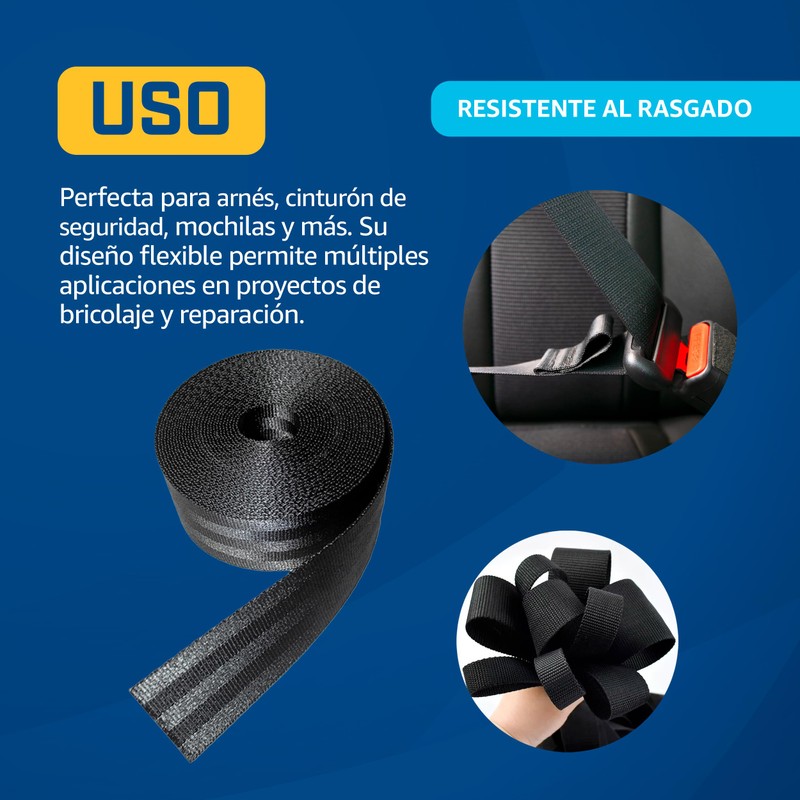 24tarpp | Cinturon de Seguridad 1 3/4'' 45mm para Mochila