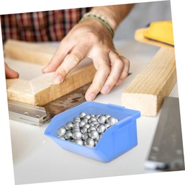 Gadpiparty 4pcs Plastic Parts Storage Bins Nesting Component Boxes for Home Organization Workshop Garage Supplies Convenient and