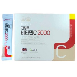 Jinju Vitamin C2000, UK-made DSM raw material, genuine 180 packets / 진정주 비타민 C2000 영국산 DSM원료 정품 180포