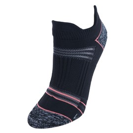 Fruit of the Loom Women's Premium Seamless No Show Tab Socks (3 Pack), Black