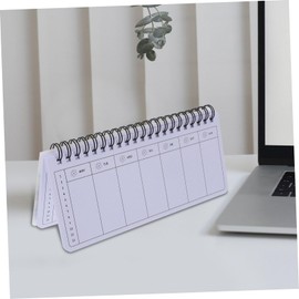 MAGICLULU Tearable Weekly Planner Portable Coil Flip-up Notepad Planner (garland Weekly Planner) Task Planner Top Spiral Notebook Work Memo Pads Diary Notepad Paper Student Schedules Desktop