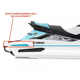 YAMAHA 2019-2025 FX-SVHO HO REAR Corner WHITE Bumpers F3X-U251D-10-0