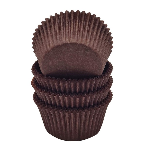 Mombake Premium Coffee Baking Cups Greaseproof Cupcake Muffin Paper Standard Size 100