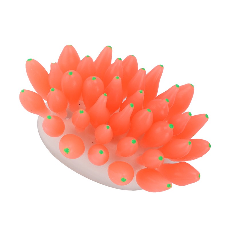 Aquarium Artificial Silicone Decoration Fish Tank Simulation Silicone Coral OrnamentRed
