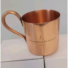Woodford Set of 2 Woodford Reserve Copper Mule Mugs Cup Bourbon Glass Brand New 12oz
