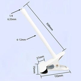 Wabeko Flexible Mount with TP Base 43cm No Tool or Wall Damage Required 360 Degree Rotatable Flexible Clamp Mount Stable Installation Easy Installation for TP-Link Tapo C200/C210 Cameras